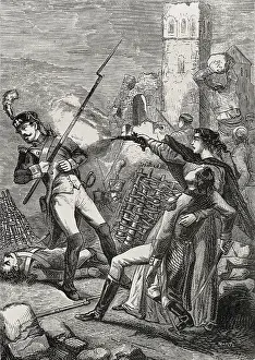 Saragossa: Spain (1808-1814). Peninsular War. Sieges of