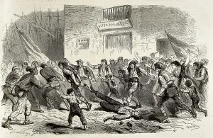 L Illustration: Spain (1868). Glorious Revolution. Murder of