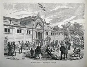 Commerces: Spain (1870). Opening of the Barcelona Exhibition