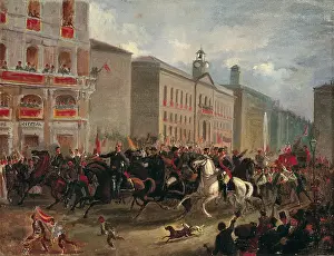 Puerta: Spain (1874). Proclamation of the First Republic