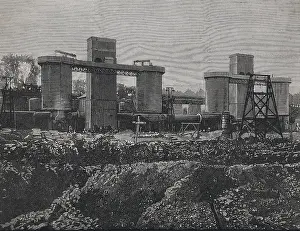Biscay: Spain (1883). Biscay. Mining industry. Iron factory