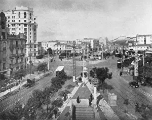 Tramcars: Spain (1925). Madrid. Cuatro Caminos. Image published