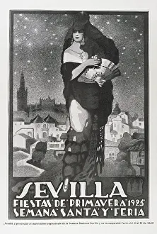 Sevillian: Spain (1925). Poster of the Festivals of Springtime