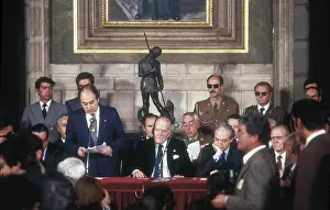 Generalitat: Spain (1977). Catalonia. Ceremony for the transfer