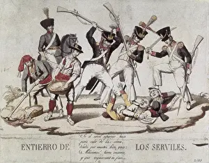 Absolutists: Spain (19th c.). El Entierro de los Serviles
