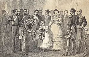 Lanciers: Spain (19th c.). Queen Isabel II, when she was