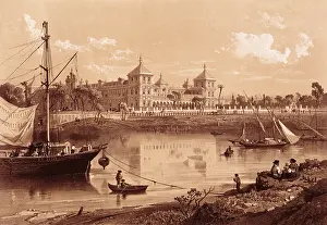 Guadalquivir: Spain (19th c.). Sevilla. Palace of San Telmo