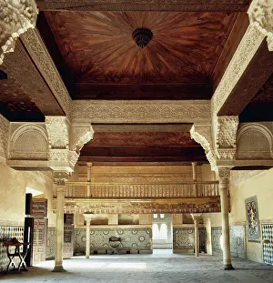 Granada: Spain. The Alhambra. The Mexuar-Oratory