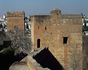 Alhambra: Spain, Andalusia, Granada. The Alhambra. Palace and fortress