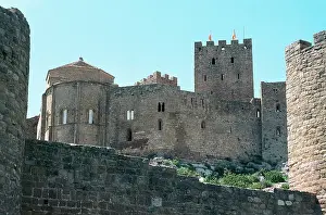 Homage: Spain. Aragon. Loarre Caste. Complex built during 11th-12th