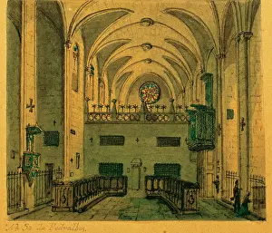 Pray: Spain. Barcelona. Monastery of Pedralbes. Church. Interior