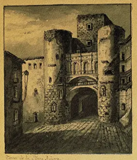 Augusta: Spain. Barcelona. Praetoria Gate. New Square (Plaza Nueva)