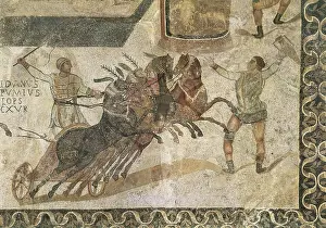 Coachs: SPAIN. BARCELONA. Representation of a circus