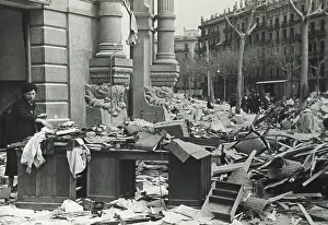 Generalitat: SPAIN. Barcelona. Spanish Civil War. Corner Balmes-Gran
