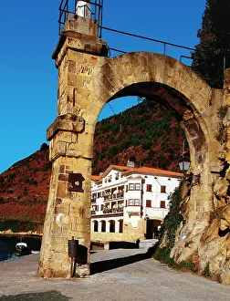 Basque: Spain. Basque Country. Pasaia. Gate of the old wall