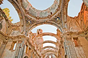 Belchite: SPAIN. Belchite. Ruins of the old town destroyed