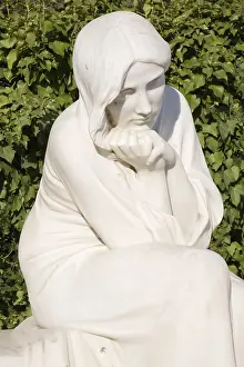 SPAIN. Cadaques. Cementery. Sculpture by Josep