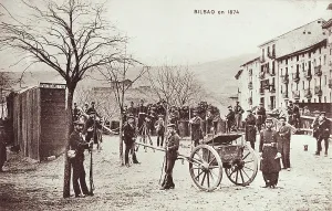 Coachs: Spain. Carlism. Bilbao in 1874