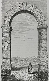 Castellon: Spain, Castellon province. Arch of Cabanes