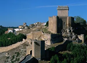 Alfonso: Spain. Castile-La Mancha. Alarcon. View of medieval Castle