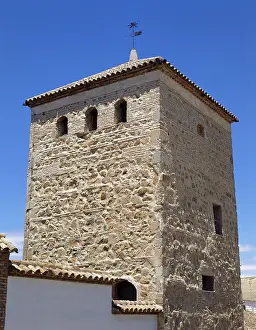 Mancha: Spain. Castile-La Mancha. Consuegra. The Tower of Tercia. Vi