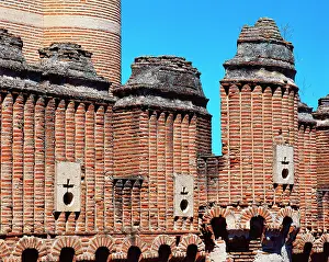 Mudejar: Spain. Castile-Leon. Coca Castle.15th century. Mudejar style