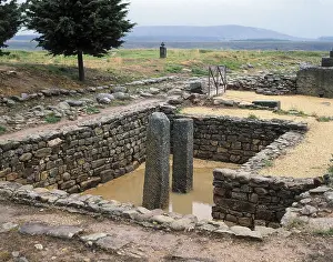 Soria: SPAIN. CASTILE AND LEON. Garray. Ruins of Numantia