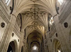 Vault: Spain. Castile and Leon. Salamanca. New Cathedral. 16th-18th