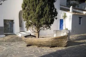 Surrealistic: SPAIN. CATALONIA. GERONA. Cadaques. Boat and