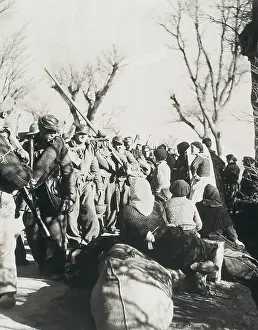 Teruel: Spain. Civil War. Evacuation of Teruel (December