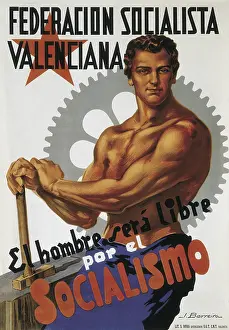 Comunitat: Spain. Civil War. Man Will Be Released by Socialism