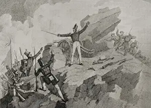 Elizabethan: Spain. First Carlist War (1833-1840). Attack of Agurdin