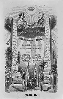 Reactionary: Spain. First Carlist War. Frontispiece of Historia