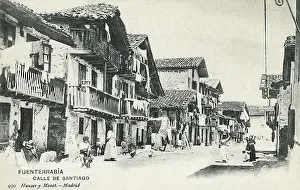 Pyrennes: Spain - Fuenterrabia - Calle de Santiago