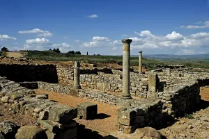 Soria: SPAIN. Garray. View of the Celtiberian-Roman