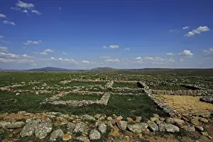 Soria: SPAIN. Garray. View of the Celtiberian-Roman