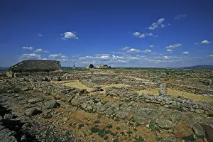 Soria: SPAIN. Garray. View of the Celtiberian-Roman