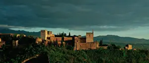 Enclosure: Spain. Granada. The Alhambra. The Alcazaba