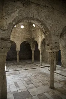 Watery: SPAIN. Granada. Arabian baths (11th c.). Hispano-Moresque