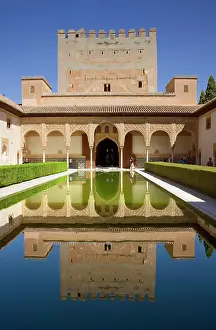 Generalife: Spain. Granada. Courtyard of Arrayanes