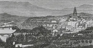 Rioja: Spain, Haro. General view of the town