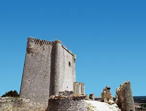 Castilia: Spain. Iscar. Castle. Built in 15th century