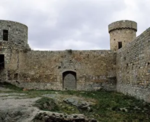 Luna: Spain. La Rioja. Cornago. View of the Castle