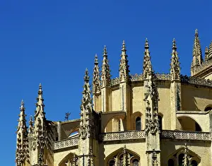 Castile: Spain. Leon. Gothic cathedral. 13th-14th centuries. Pinnacle