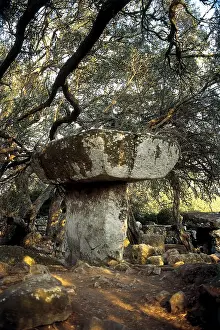 Balears: SPAIN. MENORCA. Llafuda Tower, taula (table)