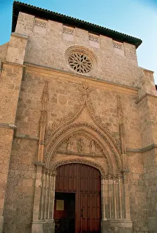 Buttress: Spain. Palencia. Monastery of Saint Clare. 14th-15th centuri