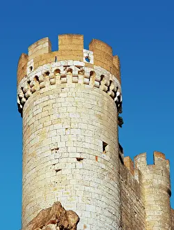 Calvo: Spain. Penafiel. Castle. Tower