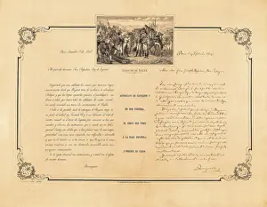 Buonaparte: Spain. Peninsular War (1808-1814). Letter of