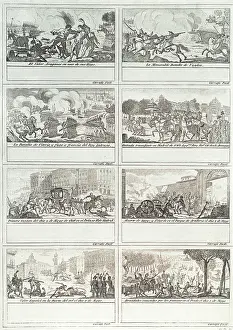 Coachs: Spain. Peninsular War (1808-1814). Scenes of