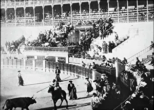 Picador: Spain - The Picador challenging the Bull